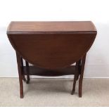 Edw Inlaid Mahogany D End Sutherland Table