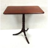 Regency Mahogany Side Table Dimensions: 73cm W 44cm D 73cm H
