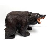 Blackforest Style Carved Wooden Bear