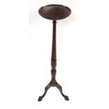 Edw Walnut Torchere