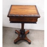 Superb Quality William IV Rosewood Workbox