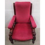 Vict Upholstered Armchair