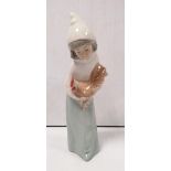 Lladro Figure of Girl & Cockerel Dimensions: 19cm H