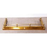 Brass Fender Dimensions : 109cm x 48cm ( Internal Measurements )