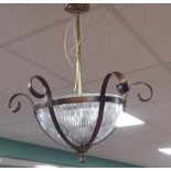 Very Unusual Vintage Light Fitting