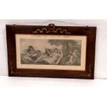 Old Style Framed Print Dimensions Including Frame : 84cm W x 54cm