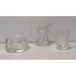 3 Pces of Waterford Crystal ( 1 slightly damaged)