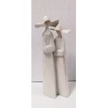 Lladro Figure of 2 Nuns Dimensions: 33cm H