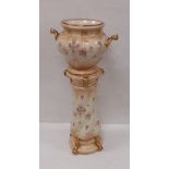 Fabulous Vict Jardiniere & Stand Dimensions: 49cm W 40cm D 104cm H