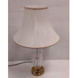 Waterford Crystal Table Lamp Dimensions:74cm H