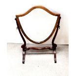 Mahogany Crutch Mirror