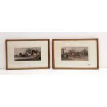 Pair of Vict Carriage Prints Dimensions Including Frame: 48cm W x 33cm