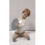 Lladro Figure of Boy & Cymbles Dimensions: 14cm H