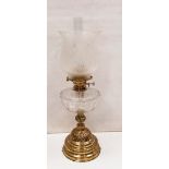 Vict Oil Lamp Dimensions : 62cm H