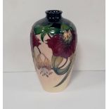 Quality Moorcroft Anna Lilly Vase Dimensions : 15cm Diam 14cm H