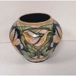 Moorcroft Contemporay Orchid Vase Dimensions : 14cm Diam 11cm H