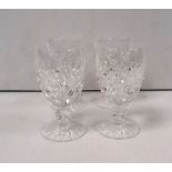 Set of 4 Waterford Crystal Glasses