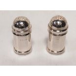 Solid Silver Salt & Pepper Dockers & Barn ,