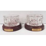 Pair of Waterford Millennium Champagne Coasters