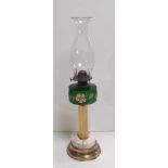 Vict Oil Lamp Dimensions: 49cm H