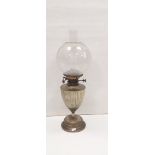 Vict Brass Oil Lamp Dimensions: 60cm H