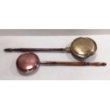 2 Vict Copper & Brass Bedpans