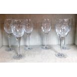 Set of 6 John Rocha Waterford Wine Glasses