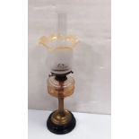 Vict Oil Lamp Dimensions: 68cm H