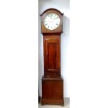 Fabulous Quality Vict Oak Irish Grandfather Clock ( Joseph Scriber,