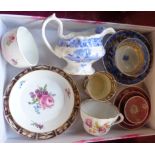 A collection of tea bowls - various condition