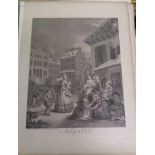 A set of four monochrome steel engravings (19th Century editions) comprising "Morning", "Noon", "