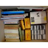 A small collection of Observers books - various age, also various photographic slides and viewer,