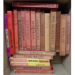 A collection of Ward Lock & Co. red bound and other travel guides including local interest, London