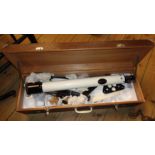 An Astro Astronomical telescope in box