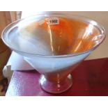 A Costa Boda Art Glass conical vase