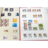 Two albums of GB (some Victorian) and other stamps - mint and used, some part sheets