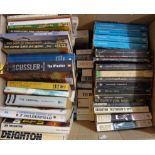 A large collection of assorted vintage and later paperback books including many Len Deighton titles,