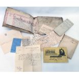 Various 18th and 19th Century indentures and other hand written ephemera, etc.