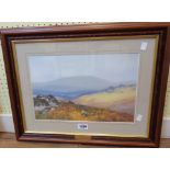 F. J. Widgery: a modern stained wood frame print entitled "Lustleigh Cleve"