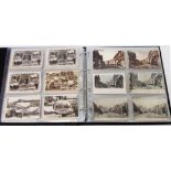 A box sleeved album containing a collection of 1920`s and other topographical and social history