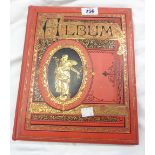 A late Victorian needlework album by Maud Newman 1893 while a pupil at Haberdashers School,