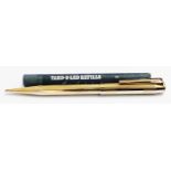 A 375 gold Yard-o-Led Recorder Range pencil - with copy of paperwork
