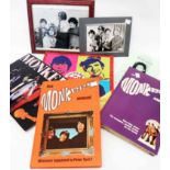 A collection of Monkees ephemera including two signed photographs, two copies of The Monkees annual,