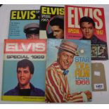 Four Elvis Special annuals 1964, 65, 67 and 69 - sold with Star T.V. & Film annual 1966