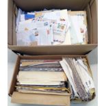 A large collection of 20th Century posted envelopes from around the world