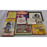 Assorted vintage children's toys and games including Victory geographical puzzle, Lotto, etc. - sold