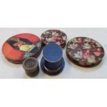 Three early 20th Century chocolate boxes, a Ritz Club top hat box, a decorative Viennese box, and