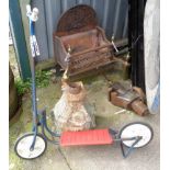 A vintage Bantel child's scooter