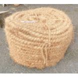 A coil of hemp rope
