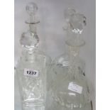 Four decanters